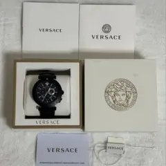 ヴェルサーチ★Vレース★デュアルタイム★極美品★箱付き★可動品のサムネイル