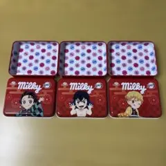 鬼滅の刃　ミルキー缶　3個セット