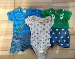 半袖ロンパース3点セット