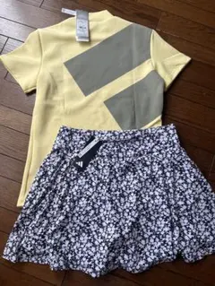 新品　アディダス　adidas ゴルフ　モックネック　スカート　セットアップ　L