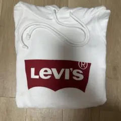 Levi's ホワイト フード付きパーカーMのサムネイル