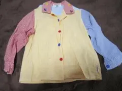 MIKI HOUSE チェック柄長袖シャツ 100