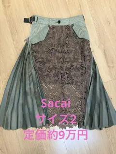Sacai レース　スカート　embroidery ワンピース　ドレス　Tシャツのサムネイル