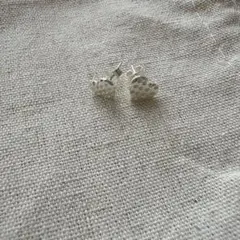 苺みたいなハート・カレンシルバー・ピアス