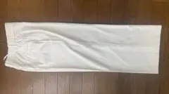 PLST ホワイト スラックス Sサイズ ポリエステル100%