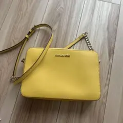 MICHAEL KORS イエロー ショルダーバッグ