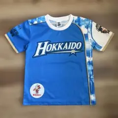 HOKKAIDO 日本ハムファイターズ　子供Tシャツ 青　120cm130cm