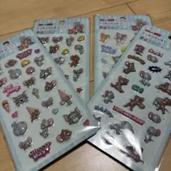 新品　トムとジェリー　プクプクシール　4枚セット
