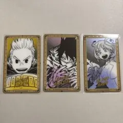 僕のヒーローアカデミア ヒロアカ展 箔押しクリアカード 通形 天喰 波動