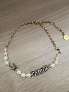 Dior パールネックレス チョーカー - メルカリ