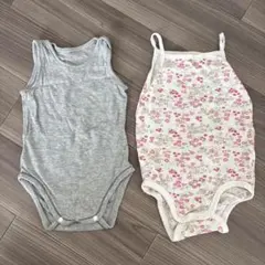 【80cm】肌着　キャミ、ノースリーブ　ロンパースUNIQLO、H&M