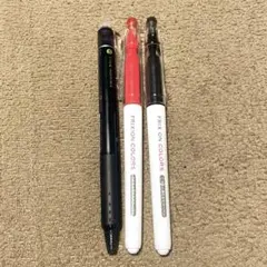 【3本セット】PILOTフリクションボールペン・フリクションカラーペン赤、黒