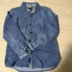 GAPkids デニムブルー 長袖シャツ 140