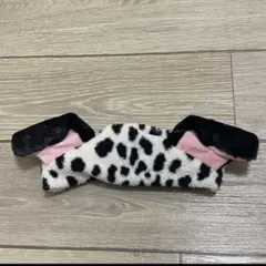 ヒョウ柄耳付きカチューシャ