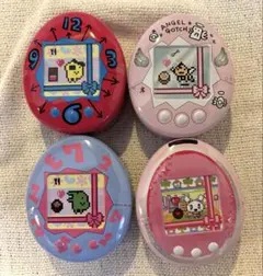 新品未開封　たまごっち缶4個セット　チョコ　たまごっち