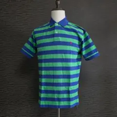 【超美品・90s】ポロ ラルフローレン ポロシャツ アクティ21期 ボーダー L