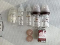 ピジョン・コンビ 哺乳瓶5本セット