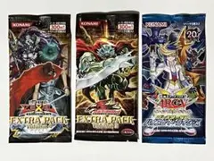 遊戯王カード 3パック 未開封
