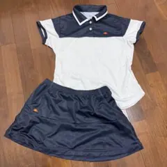 【ellesse】 テニスウェア レディース ポ ロシャツスコート セット
