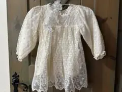 【ベビードレス 90cm ヘアバンド付き】