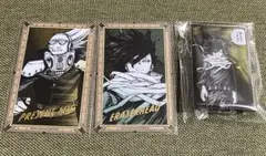 ヒロアカ　原画展　名言アクリルバッジ　箔押しクリアカード　相澤　プレゼントマイク