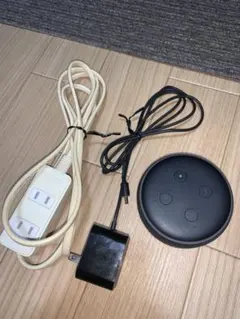 アレクサ　エコードット　Alexa グレー大三世代　おまけ電源ケーブルのサムネイル