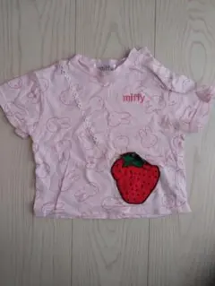 miffy ミッフィー 半袖Tシャツ ピンク 80cmのサムネイル