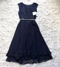 定価24800円 新品 RireFete ロングドレス M プリーツ ヤマダヤのサムネイル