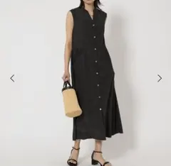 twinset アシンメトリーティアードロングワンピース ノースリーブ 38 