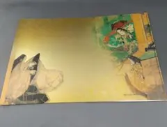 美術館グッズ【14772】　A4版金箔２ポケットファイル　源氏物語絵巻　東屋 一