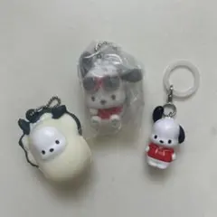 ポチャッコ マスコット キーホルダー 3点セット