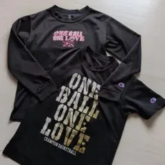 ミニバス Champion 長袖&半袖Tシャツ 2枚セット