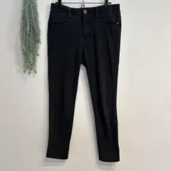 ブラック 裏起毛　暖パン