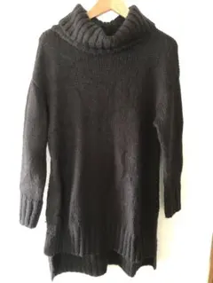 earth レディース　ニットワンピース　チュニック　フリー