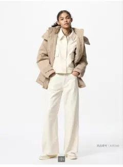 ドレープワイドフレアジーンズ