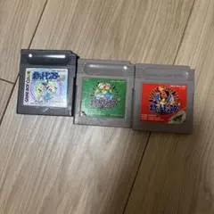 ポケットモンスター 銀・緑・赤 3本セット