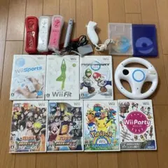 Wii リモコン　ゲームソフト　付属品セット　ジャンク