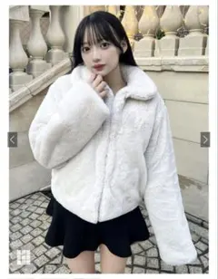 fo1769 ステンカラーファーコート GRL
