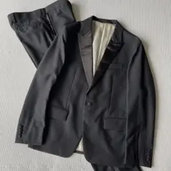 美品 インターナショナルギャラリービームス タキシード セットアップ 黒 48