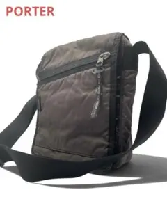 PORTER ポーター ショルダーバッグ ナイロン ブラウン 吉田カバン