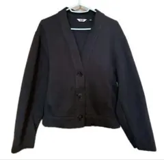 UNIQLO U ブラック カーディガン M