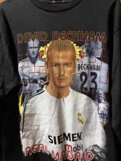 ベッカム Tシャツ サイズL デカロゴ デッドストック 入手困難 レアル