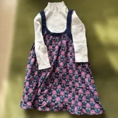 センスオブワンダー　リバティ　スカート　ワンピース　130