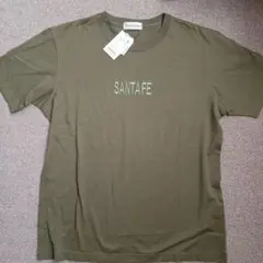 新品未使用 santa fe Tシャツ カーキ 刺繍ロゴ サイズ52のサムネイル