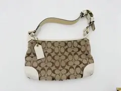 COACH シグネチャー ワンショルダーハンドバッグ