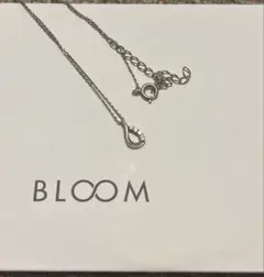 Bloomドロップモチーフ ネックレス シルバー925
