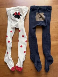 ベビーギャップ　くまタイツ　ミニータイツ