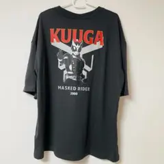 仮面ライダー クウガ プリント半袖Tシャツ 3L ヘアバンド付き グレー