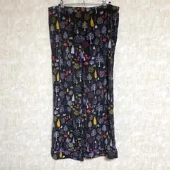 vintage 古着 続柄 キツネ 森林 ルームウェア パジャマパンツ アメカジ
