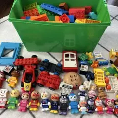 アンパンマン ミッキー　おもちゃセット ブロック